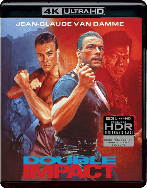 Постер к фильму Двойной удар / Double Impact (1991) UHD BDRemux 2160p от селезень | 4K | HDR | Dolby Vision | D, P